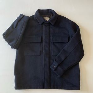 🆕Zara wool navy coat